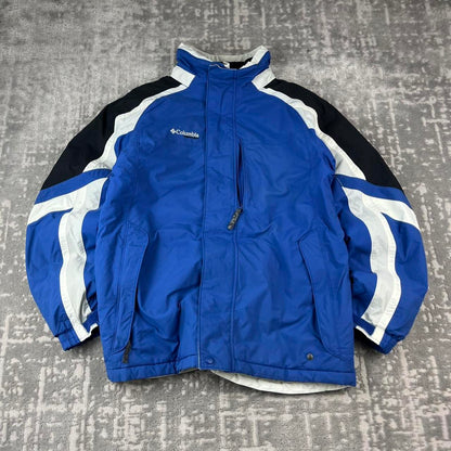 VINTAGE 00s COLUMBIA UTILITY SKI JACKET BLUE