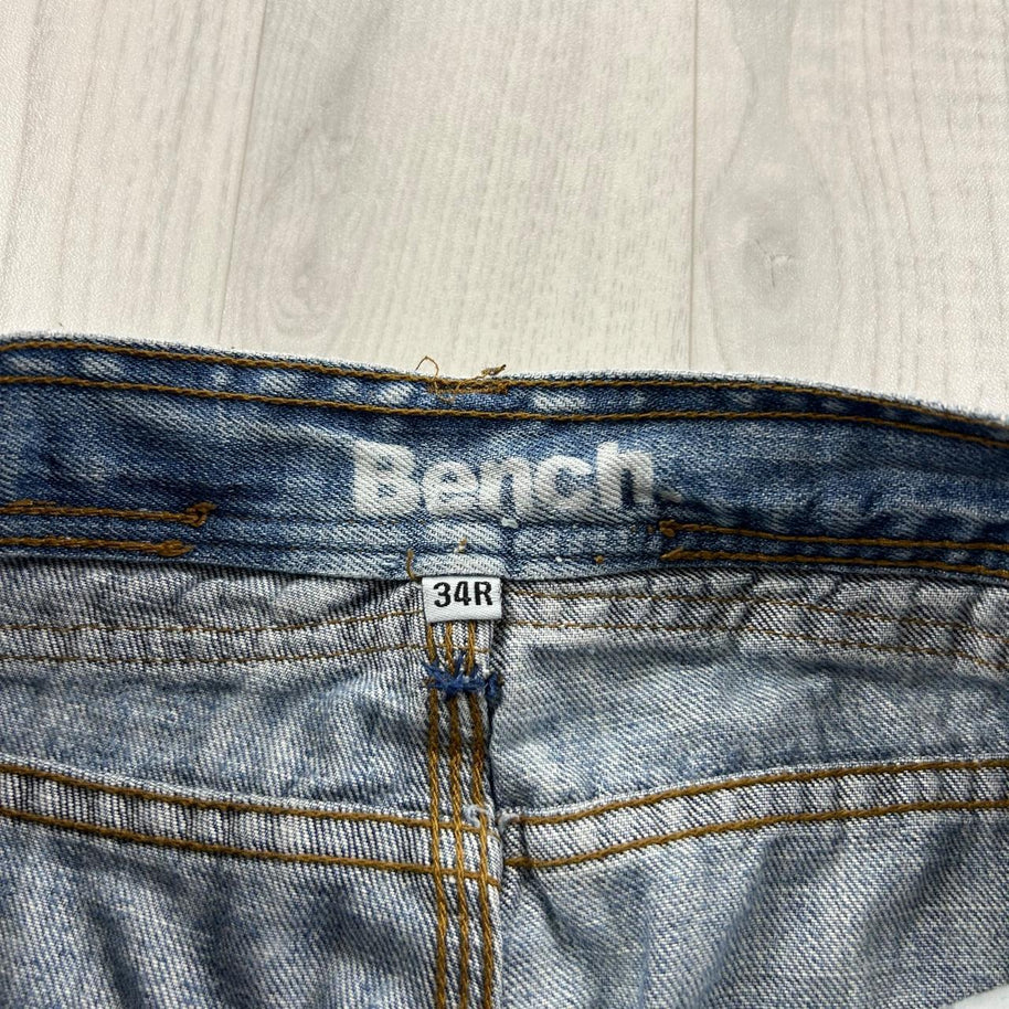 VINTAGE Y2K BENCH DOUBLE KNEE BAGGY JEANS