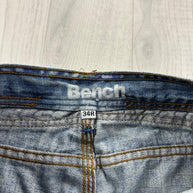VINTAGE Y2K BENCH DOUBLE KNEE BAGGY JEANS