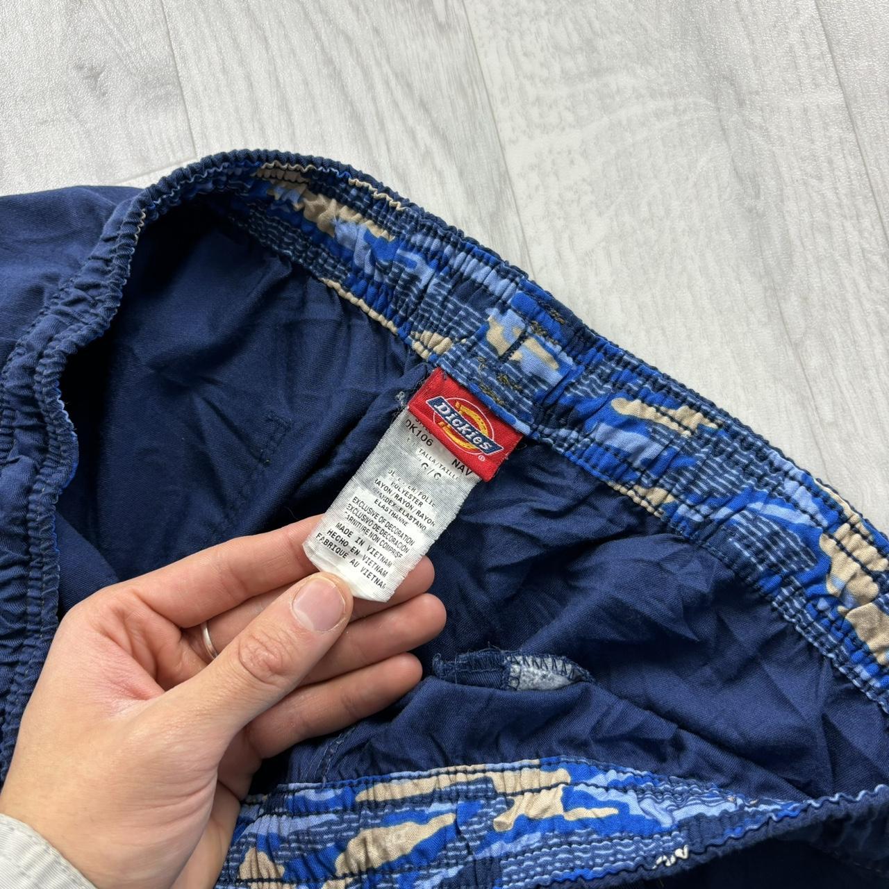 VINTAGE Y2K DICKIES BAGGY TRACKSUIT BOTTOMS NAVY BLUE