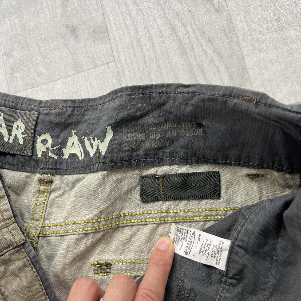 VINTAGE Y2K G STAR RAW CAMO CARGO SHORTS