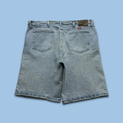VINTAGE 00s WRANGLER BAGGY LOOSE JORTS LIGHT BLUE