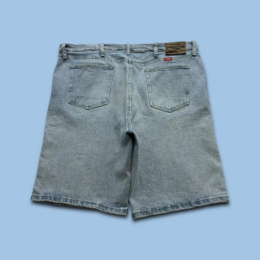 VINTAGE 00s WRANGLER BAGGY LOOSE JORTS LIGHT BLUE