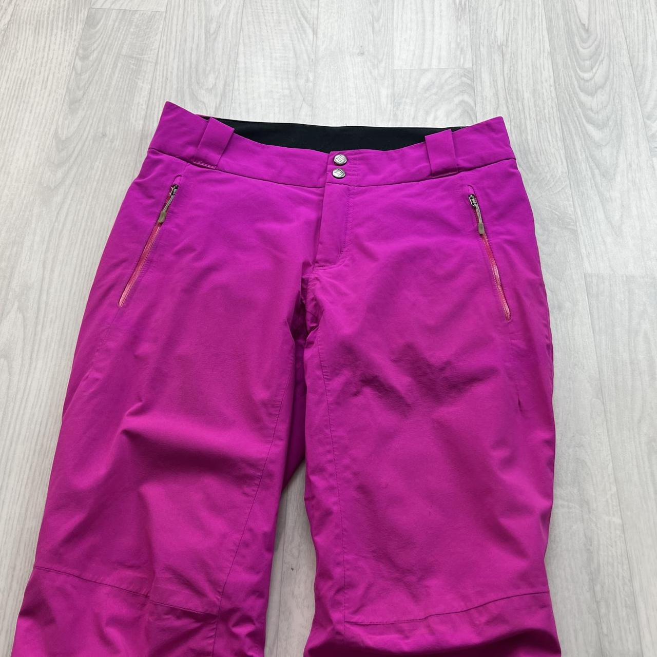 VINTAGE Y2K COLUMBIA LOW RISE BAGGY SKI PANTS SALOPETTES PINK