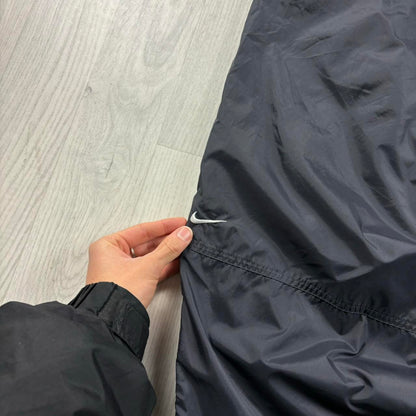 VINTAGE Y2K NIKE BAGGY SHELL TRACKSUIT BOTTOMS BLACK