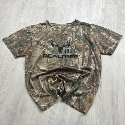 VINTAGE Y2K REALTREE T SHIRT CAMO