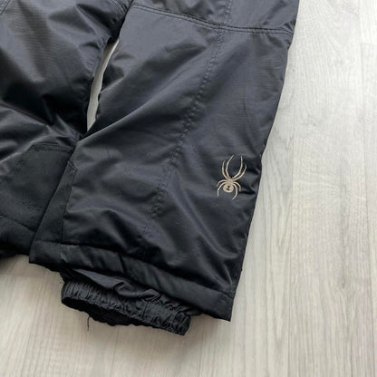 VINTAGE Y2K SPYDER BAGGY SKI PANTS SALOPETTES BLACK