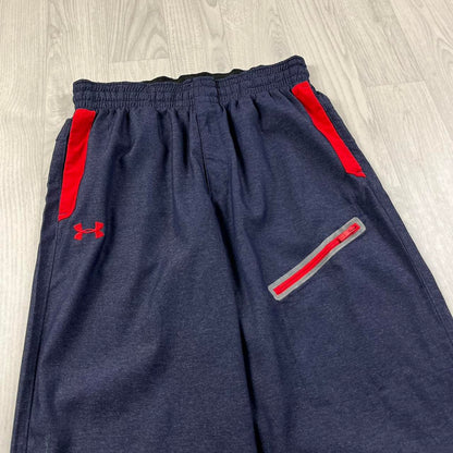 VINTAGE Y2K UNDER ARMOUR BAGGY TRACKSUIT BOTTOMS NAVY BLUE