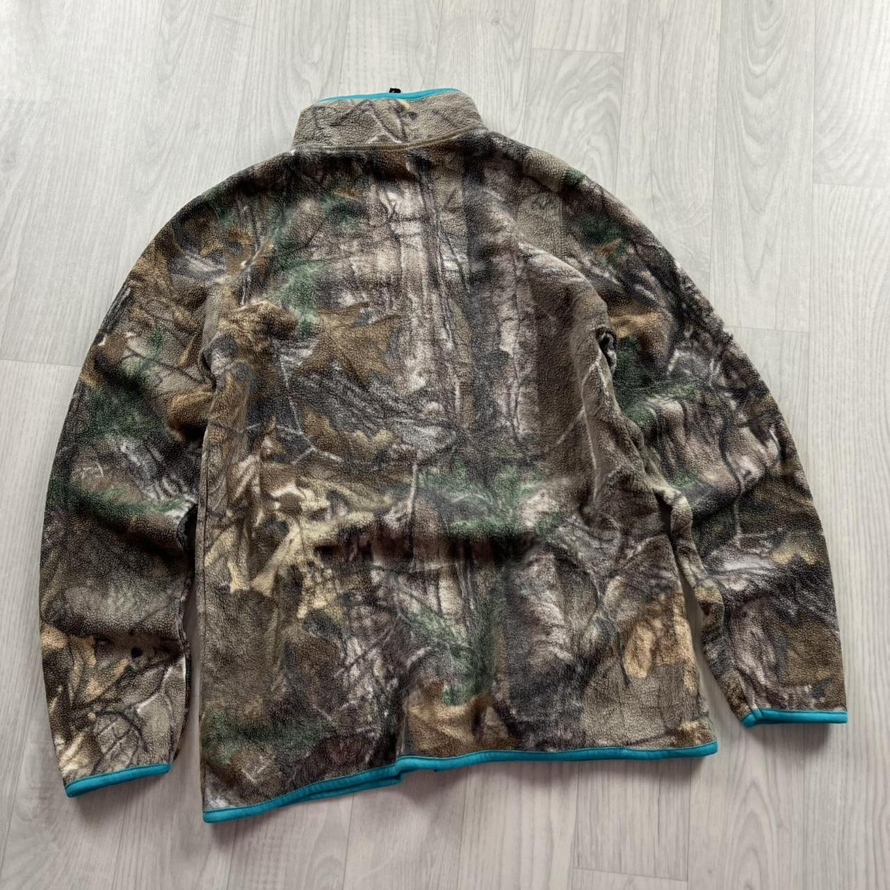 VINTAGE REALTREE ZIP UP FLEECE CAMO BLUE