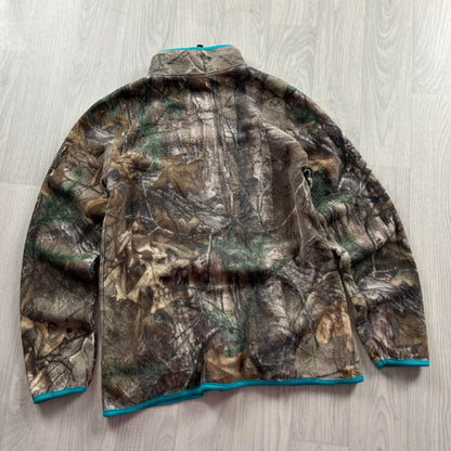 VINTAGE REALTREE ZIP UP FLEECE CAMO BLUE