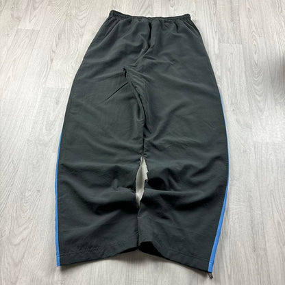 VINTAGE Y2K NIKE BAGGY TRACKSUIT BOTTOMS CHARCOAL GREY