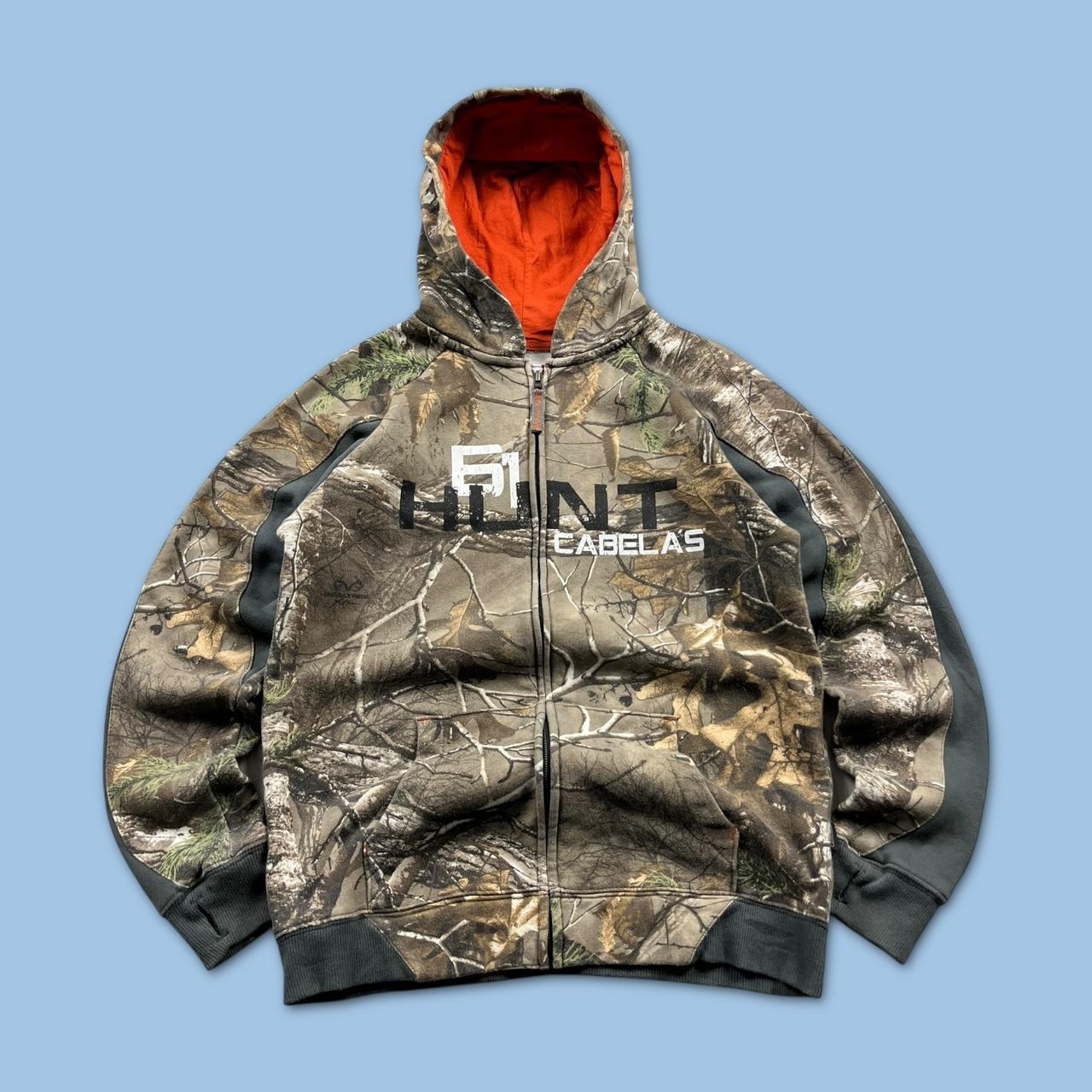 VINTAGE CABELAS REALTREE ZIP HOODIE CAMO