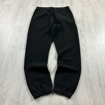 VINTAGE 00s CHAMPION BAGGY LOW RISE COTTON SWEATPANTS BLACK