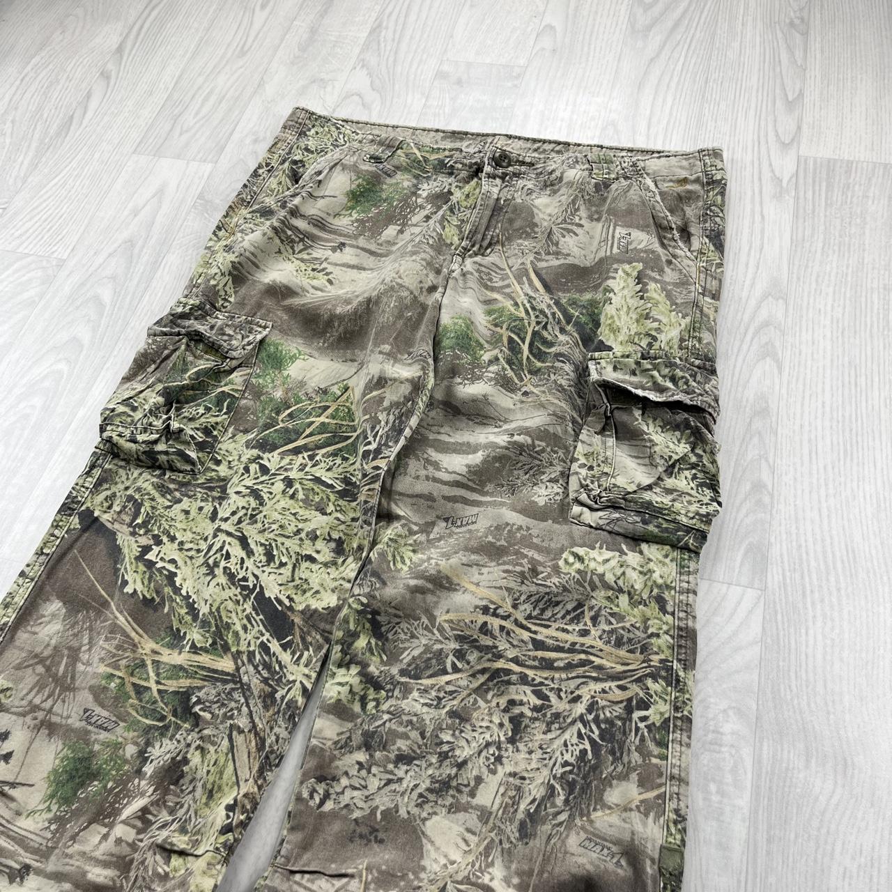 VINTAGE REALTREE BAGGY FLARED CAMO CARGO PANTS