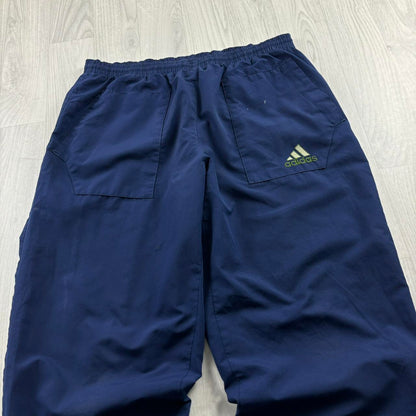 VINTAGE Y2K ADIDAS BAGGY TRACKSUIT BOTTOMS NAVY