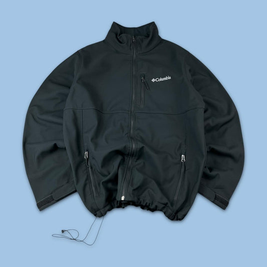 VINTAGE 00s COLUMBIA TECHNICAL UTILITY JACKET BLACK