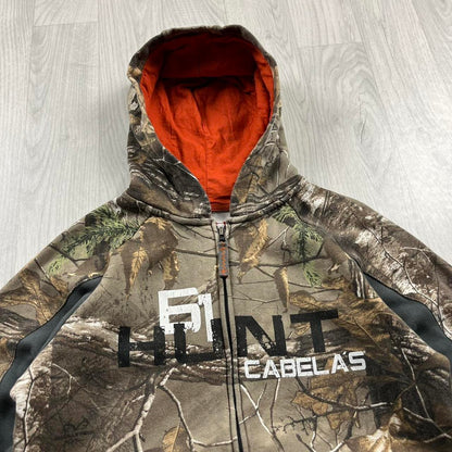 VINTAGE CABELAS REALTREE ZIP HOODIE CAMO