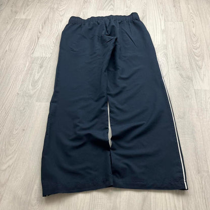 VINTAGE Y2K NIKE LOW RISE BAGGY WIDE LEG TRACKSUIT BOTTOMS NAVY