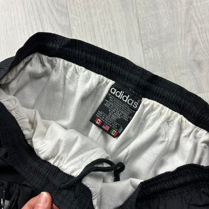 VINTAGE 90s ADIDAS BAGGY TRACKSUIT BOTTOMS BLACK