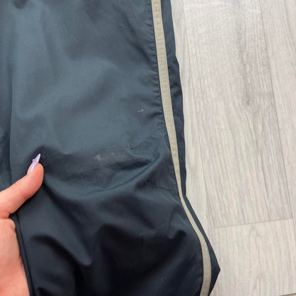 VINTAGE Y2K NIKE SIDE STRIPE BAGGY TRACKSUIT BOTTOMS NAVY