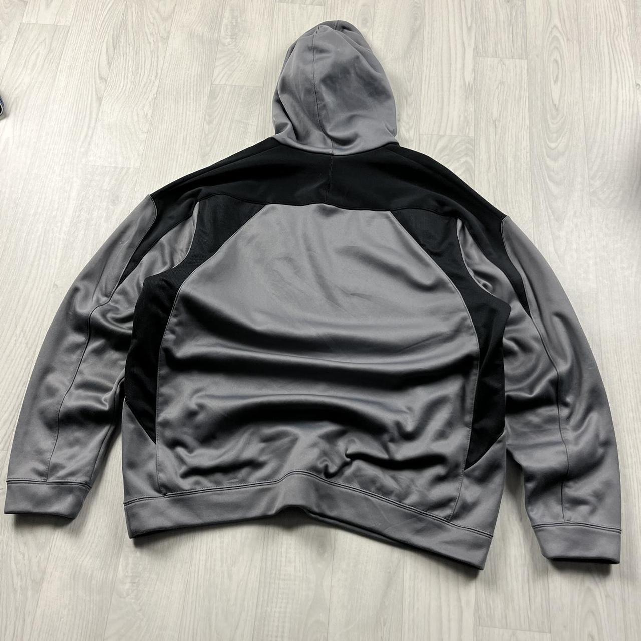 VINTAGE Y2K NIKE HOODIE GREY BLACK