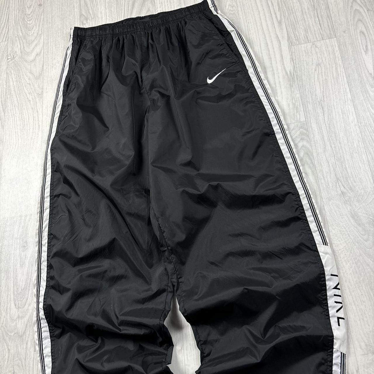 VINTAGE Y2K NIKE BAGGY TRACKSUIT BOTTOMS BLACK