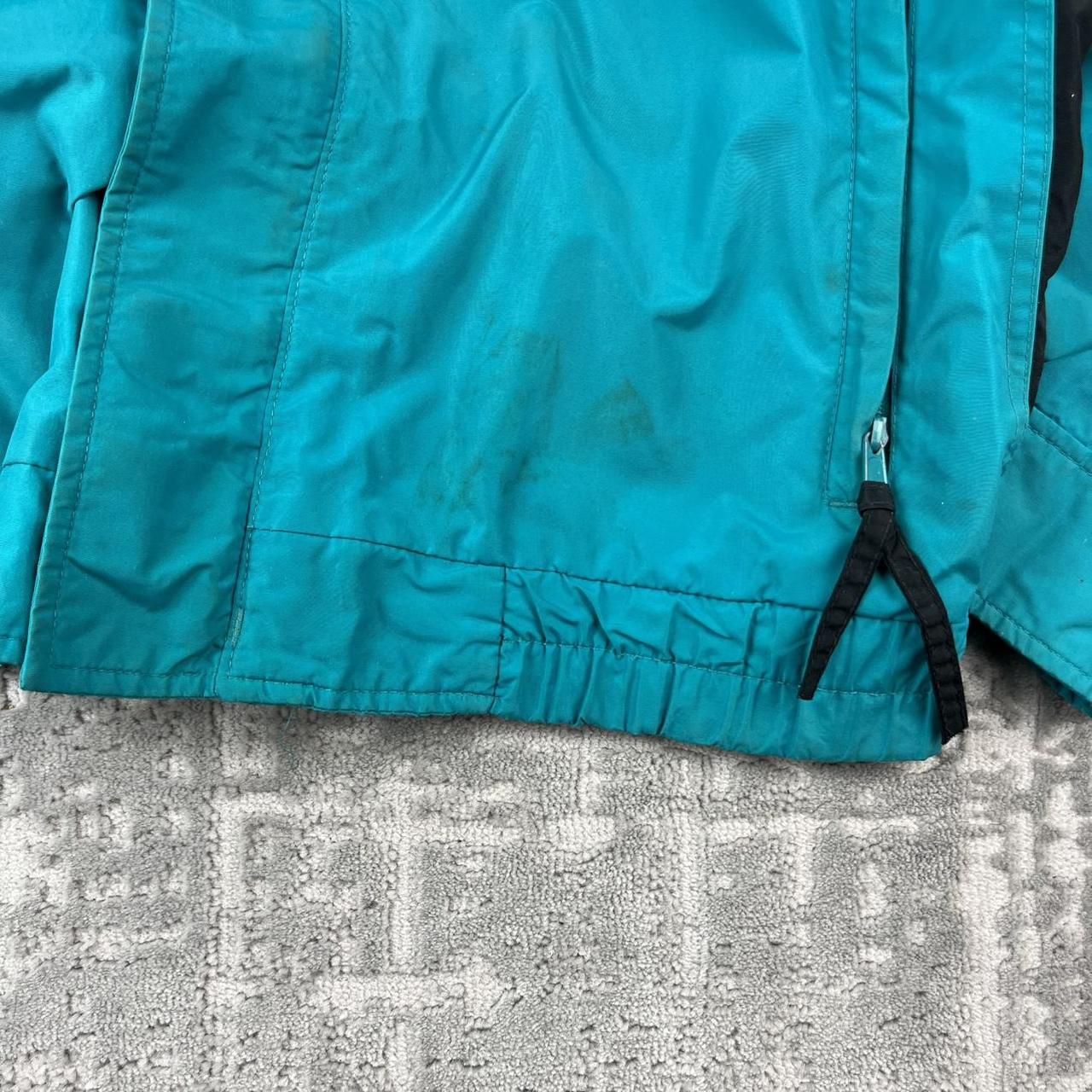 VINTAGE 00s COLUMBIA UTILITY BOMBER JACKET TURQUOISE