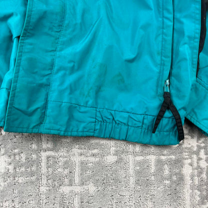VINTAGE 00s COLUMBIA UTILITY BOMBER JACKET TURQUOISE