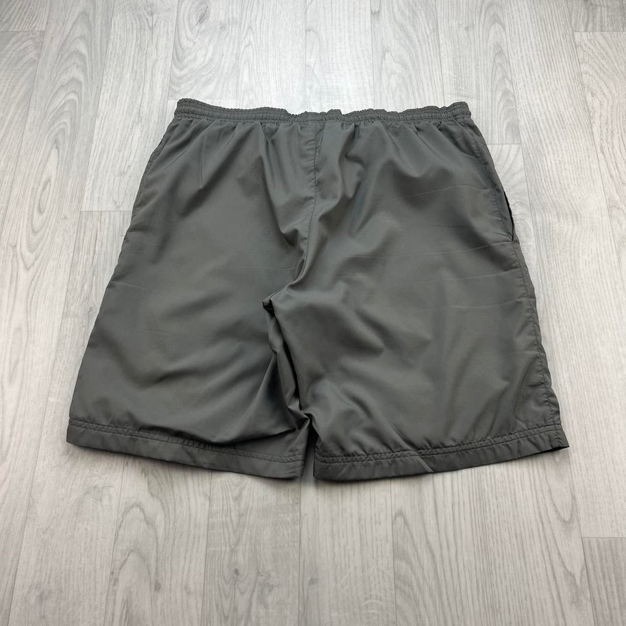 VINTAGE Y2K ADIDAS BAGGY SPORT SHORTS GREY