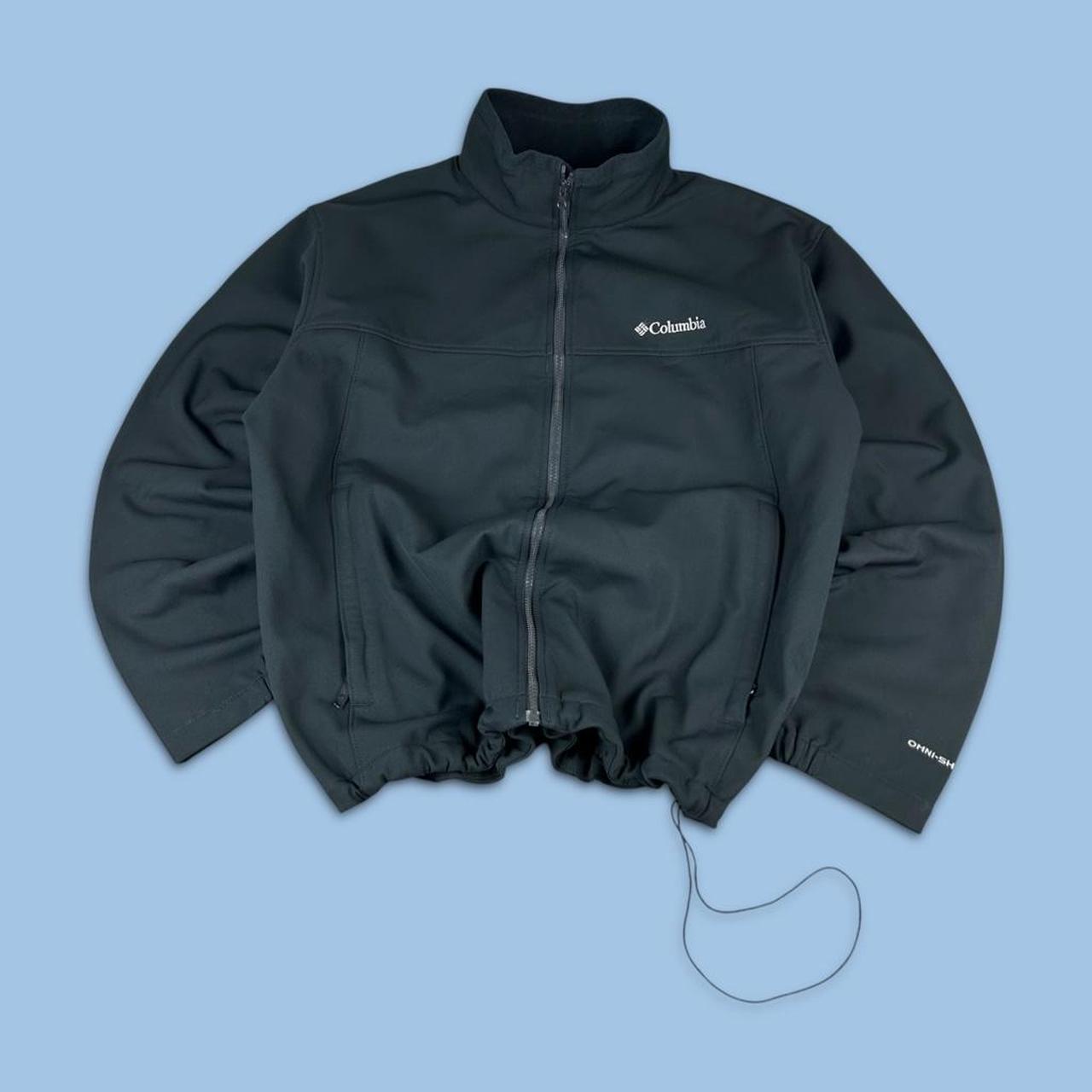 VINTAGE 00s COLUMBIA OMNI SHIELD TECHNICAL UTILITY JACKET BLACK