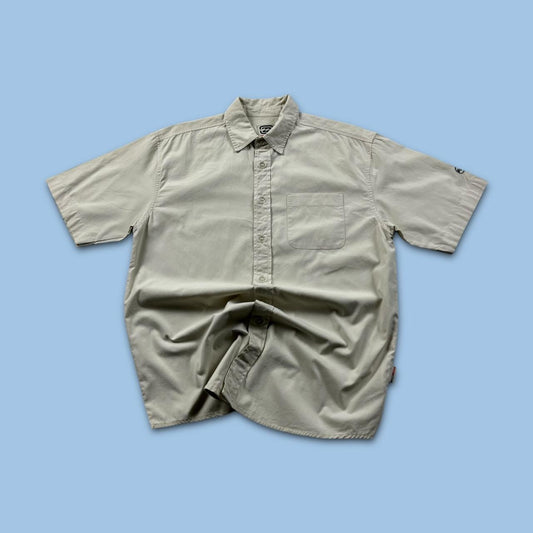 VINTAGE Y2K BILLABONG SHORT SLEEVE SHIRT CREAM