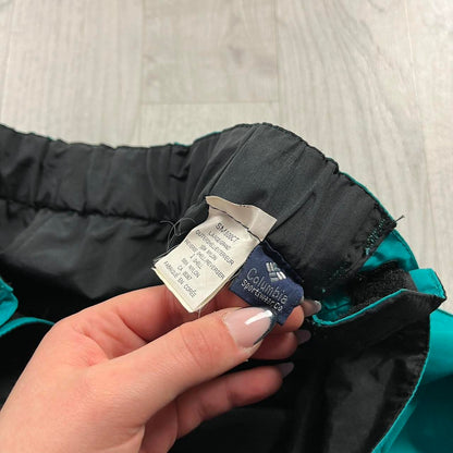 VINTAGE Y2K COLUMBIA BAGGY SKI PANTS SALOPETTES GREEN