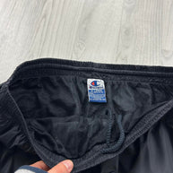 VINTAGE Y2K CHAMPION BAGGY TRACKSUIT BOTTOMS BLACK