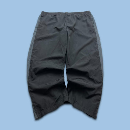 VINTAGE Y2K STARTER BAGGY TRACKSUIT BOTTOMS BLACK