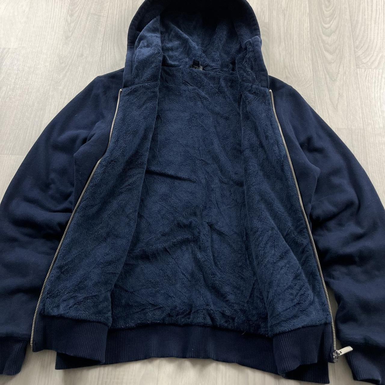 VINTAGE Y2K TOMMY HILFIGER ZIP HEAVY HOODIE NAVY