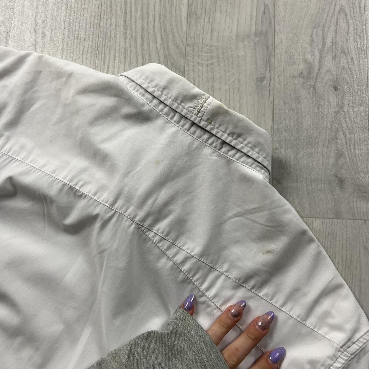 VINTAGE Y2K QUIKSILVER GRAPHIC SHORT SLEEVE SHIRT WHITE