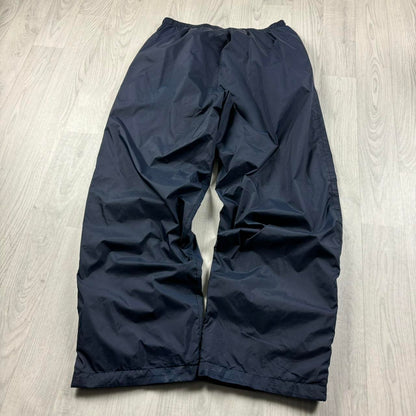 VINTAGE Y2K NIKE BAGGY TRACKSUIT BOTTOMS NAVY