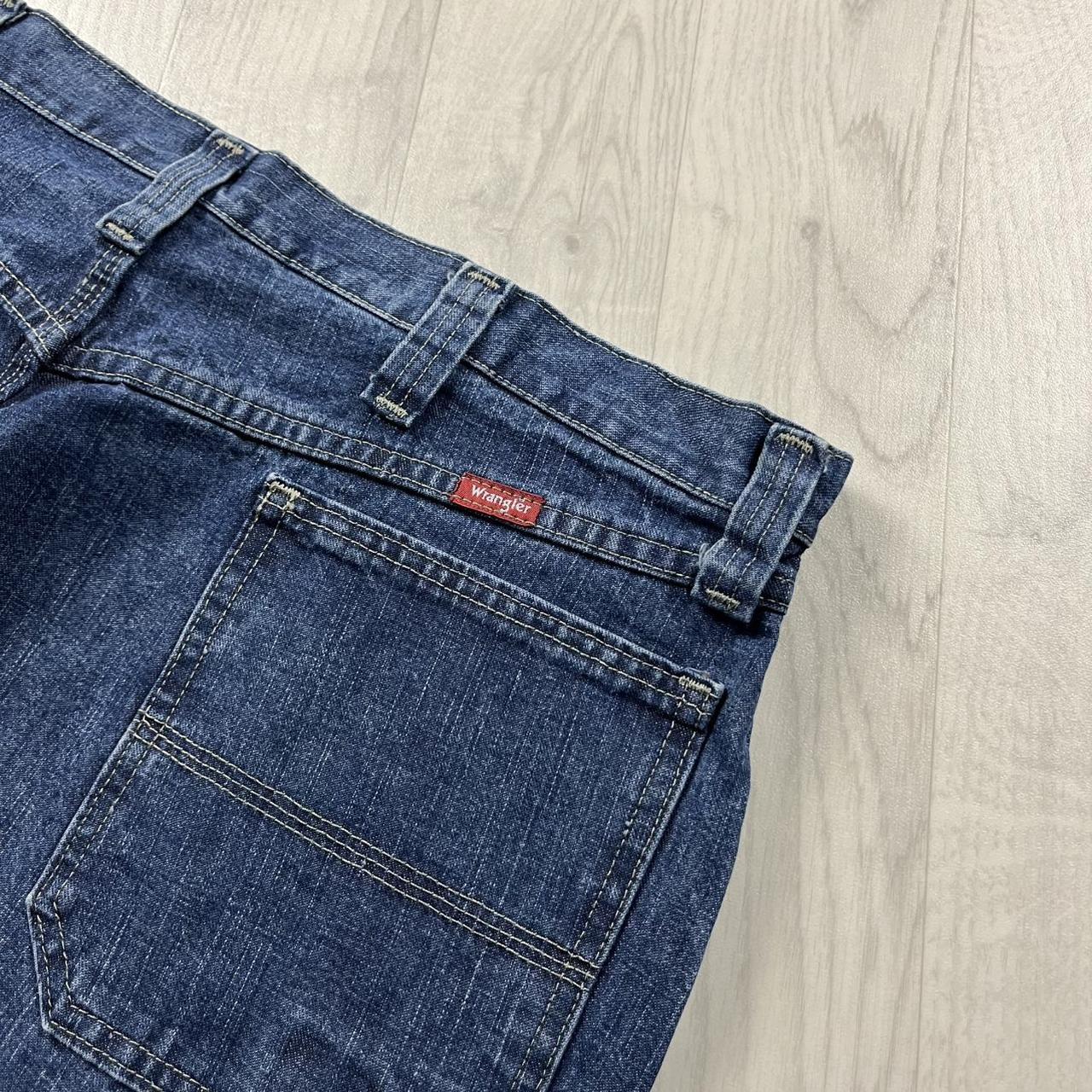 VINTAGE 00s WRANGLER BAGGY LOOSE CARPENTER JORTS NAVY