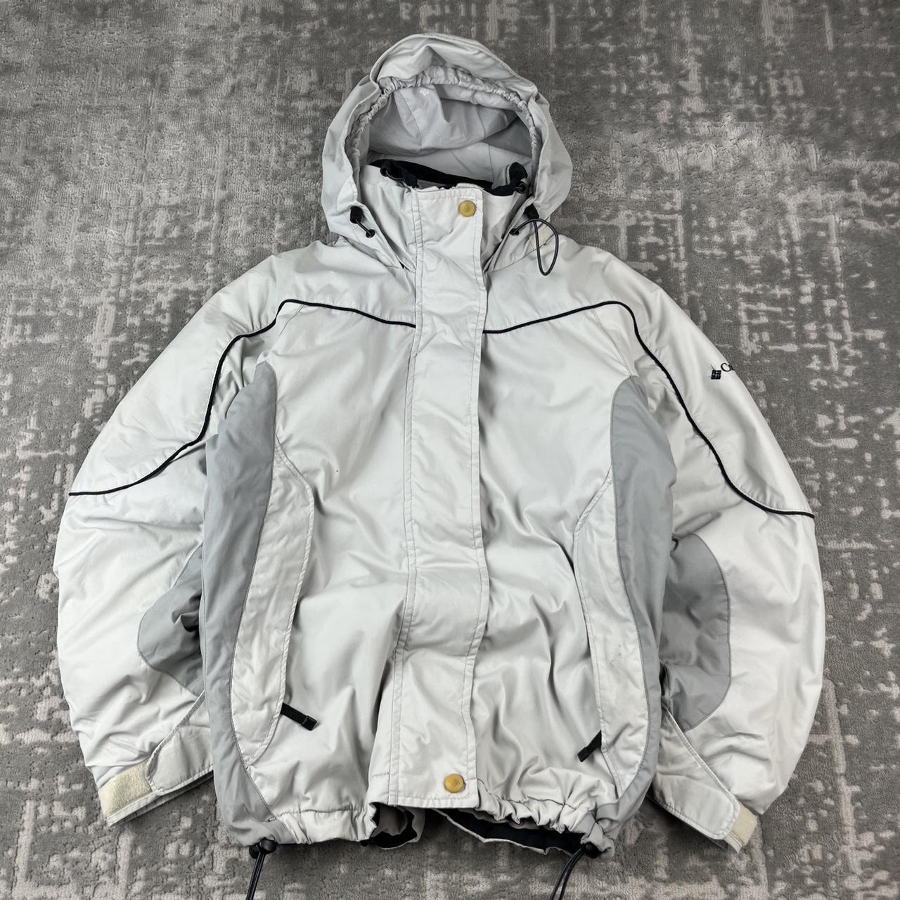 VINTAGE 00s COLUMBIA TECHNICAL UTILITY JACKET WHITE