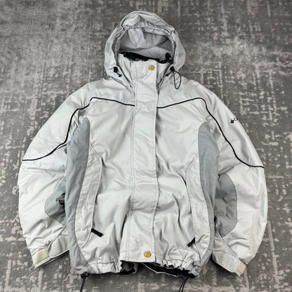 VINTAGE 00s COLUMBIA TECHNICAL UTILITY JACKET WHITE