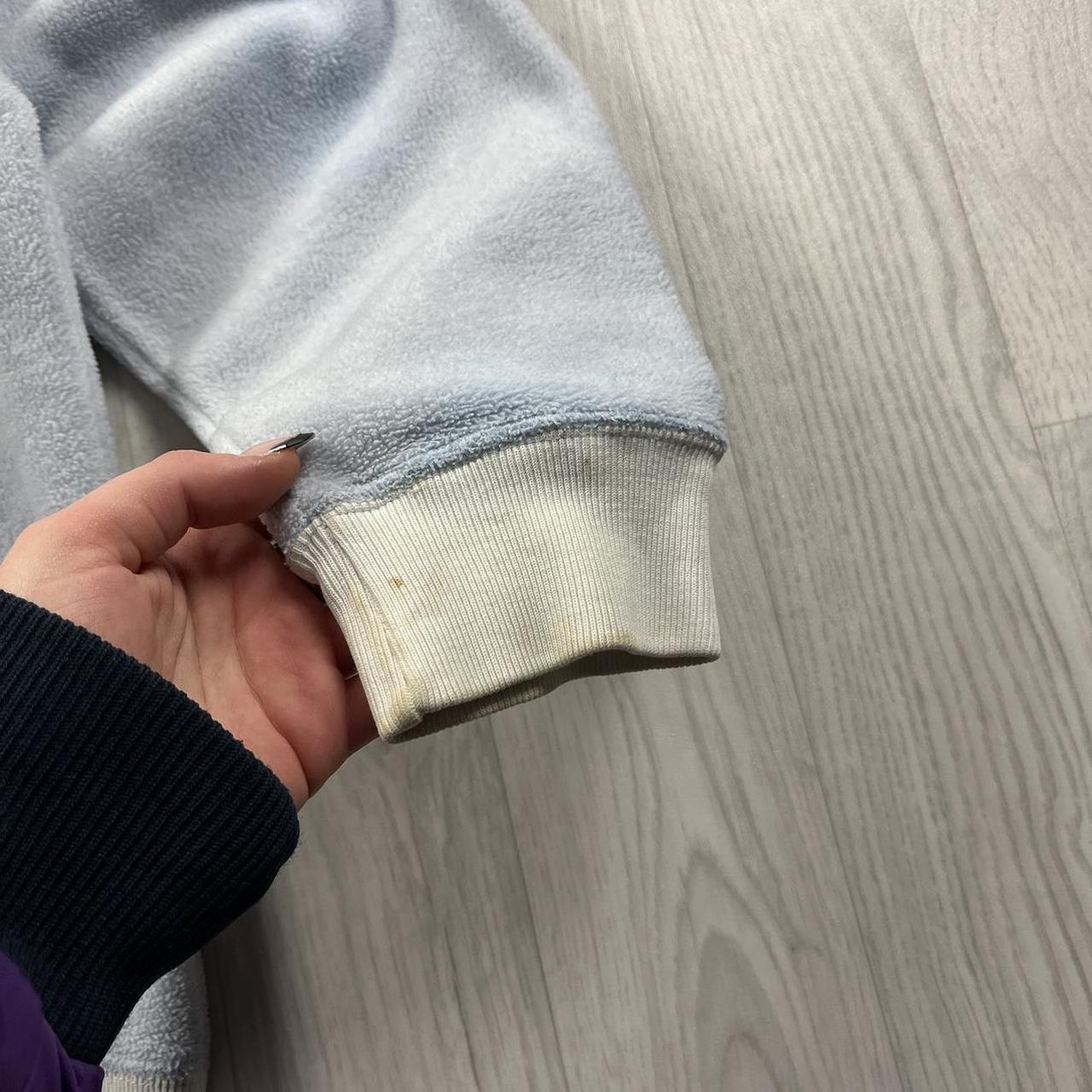 VINTAGE Y2K GAP SPELL OUT FLEECE HOODIE BABY BLUE