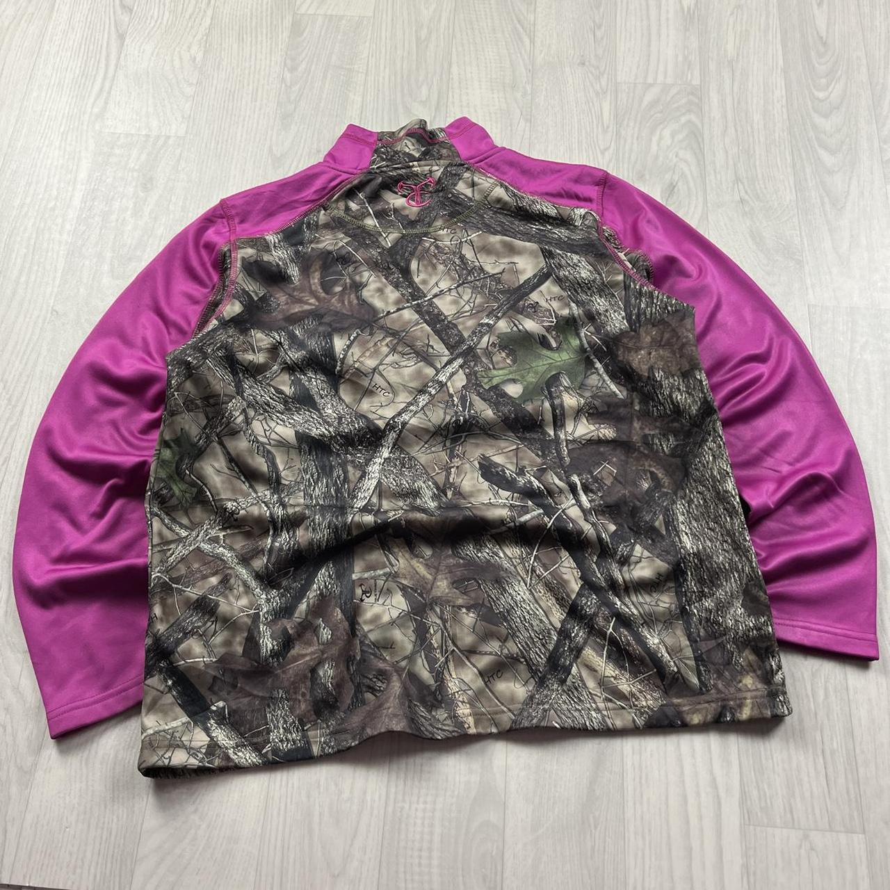 VINTAGE REALTREE ZIP UP SWEATSHIRT CAMO PINK