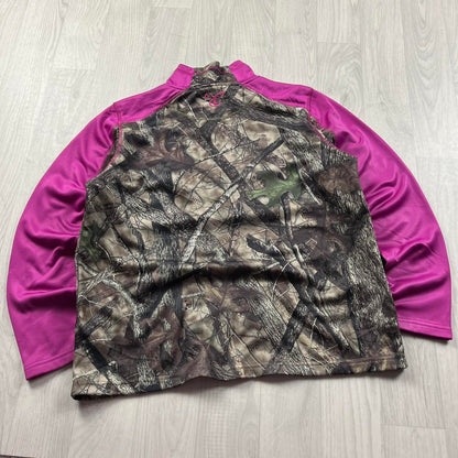 VINTAGE REALTREE ZIP UP SWEATSHIRT CAMO PINK