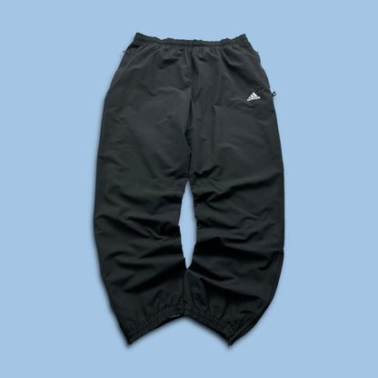 VINTAGE Y2K ADIDAS BAGGY TRACKSUIT BOTTOMS BLACK