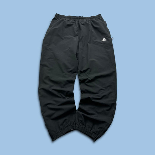 VINTAGE Y2K ADIDAS BAGGY TRACKSUIT BOTTOMS BLACK