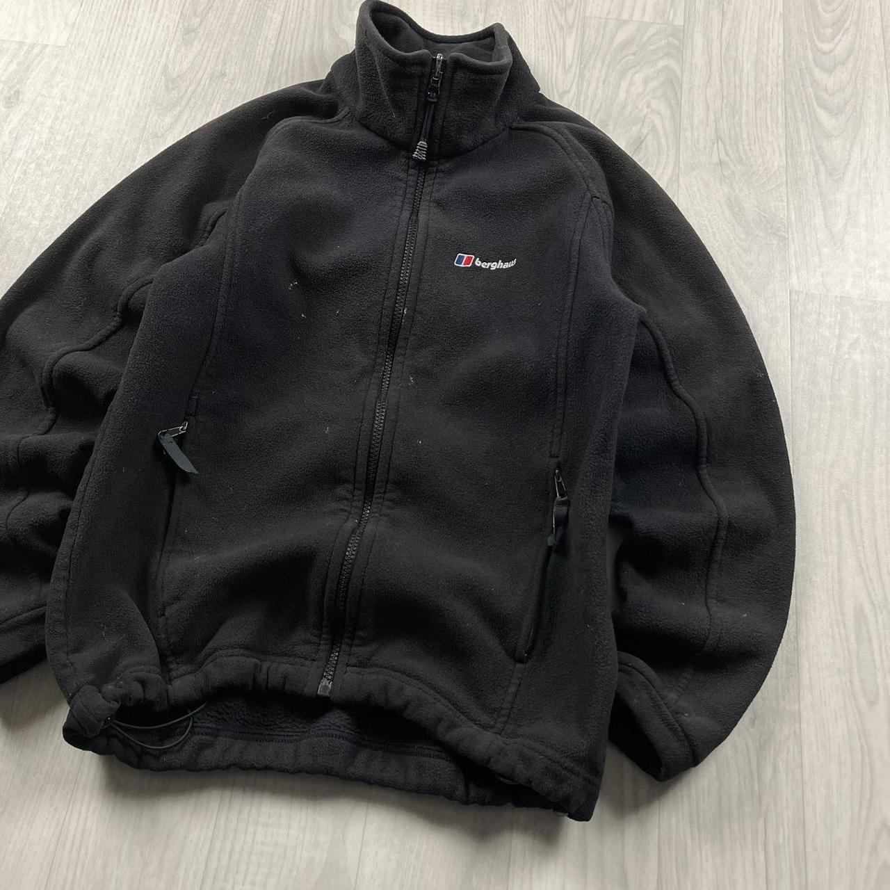 VINTAGE Y2K BERGHAUS ZIP UP TECHNICAL FLEECE BLACK